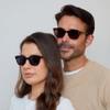 OPULIZE KAT Sunglasses Readers - Cat-Eye Frame - UV400 - Gray - +3.00 view 3