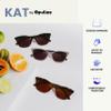 OPULIZE KAT Sunglasses Readers - Cat-Eye Frame - UV400 - Gray - +3.00 view 4