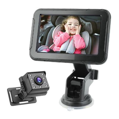 IEEDFJKK ABS AHD 1080P Baby Car Camera and Rear-Seat Monitor with Night Vision