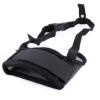 RTRTGS Nylon Dog Muzzle, Adjustable Loop, Breathable, Secure Fit for Small to Medium Dogs, Prevents Biting, Chewing, and Barking (L, Black) view 1