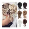 Messy Bun Hairpiece with Wavy, Curly Synthetic Hair view 1