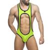 Duohropke Men's String Bodysuit, One-Piece Bikini Jockstrap Thong view 1