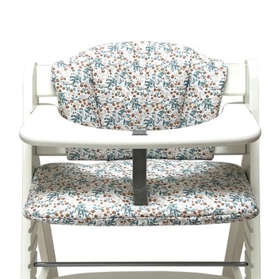 Blausberg Baby Seat Cushion Set for Hauck Alpha/Beta High Chair, Blue Meadow