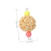 DOITOOL Hanging Rattan Ball Bird Toy view 4