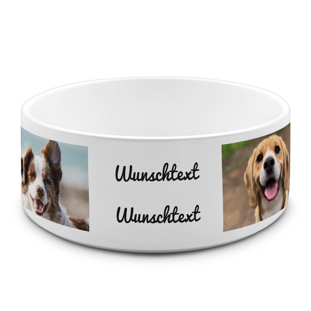 PhotoFancy - Personalized Pet Bowl with Custom Photo and Text - Size: Large 950 ml