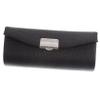 Portable PU Lipstick Holder with Mirror, Black Travel Case view 1