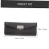 Portable PU Lipstick Holder with Mirror, Black Travel Case view 2