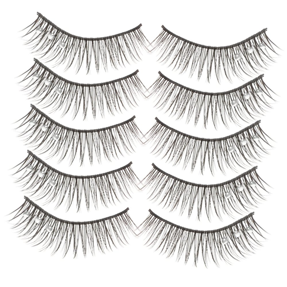 DOITOOL 5 Pairs of False Eyelashes for Women, Natural Look
