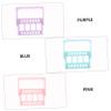 FRCOLOR 3-Piece Nail Drill Bit Holders with 16-Hole Slots, ABS view 3
