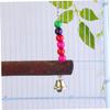 ORFOFE Hanging Swing with Random Pearl Colors for Birds view 2