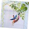 ORFOFE Hanging Swing with Random Pearl Colors for Birds view 4