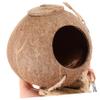 Beavorty Hanging Parrot Nest Made of Coconut Shell, Smooth Surface, Lightweight for Bird Cages and Breeding Nests view 3