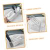 Rectangular Tissue Box Holder with Side Compartment and Lid view 4
