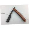 Foldable Steel Razor with Wooden Handle for Men view 3