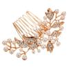 Pearl and Rhinestone Alloy Side Hair Comb for Women view 1