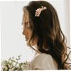 Pearl and Rhinestone Alloy Side Hair Comb for Women view 4