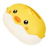 Decorative Tissue Box Holder with Cartoon Design, Yellow view 1
