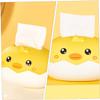 Decorative Tissue Box Holder with Cartoon Design, Yellow view 4