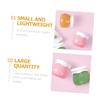 DOITOOL 8-Piece 10 g Cosmetic Jars with Secure Lids, Acrylic and PP, for Lip Balm, Travel, and Everyday Use view 3