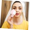 Double-Sided Manual Facial Cleansing Brush, Pink Silicone view 4