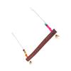 Beavorty Parrot Swing Climbing Toy with Colorful Beads view 1