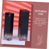 Pack of 5 mL Black Square Plastic Lipstick Tubes view 3