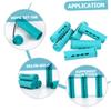 18-Piece Plastic Hair Rollers for Sleeping view 4