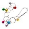 Beavorty Colorful Metal Bird Swing with Bell for Small Parrots view 1
