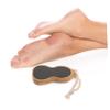 Minkissy Glass Foot File with Bamboo Handle for Gentle Callus Removal view 4
