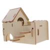 DOITOOL Wooden Guinea Pig House for Cages, Small Pet Bed for Playing and Sleeping view 1