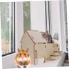 DOITOOL Wooden Guinea Pig House for Cages, Small Pet Bed for Playing and Sleeping view 4