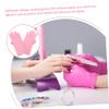 Housoutil Pink UV-Protective Half-Finger Manicure Gloves view 2