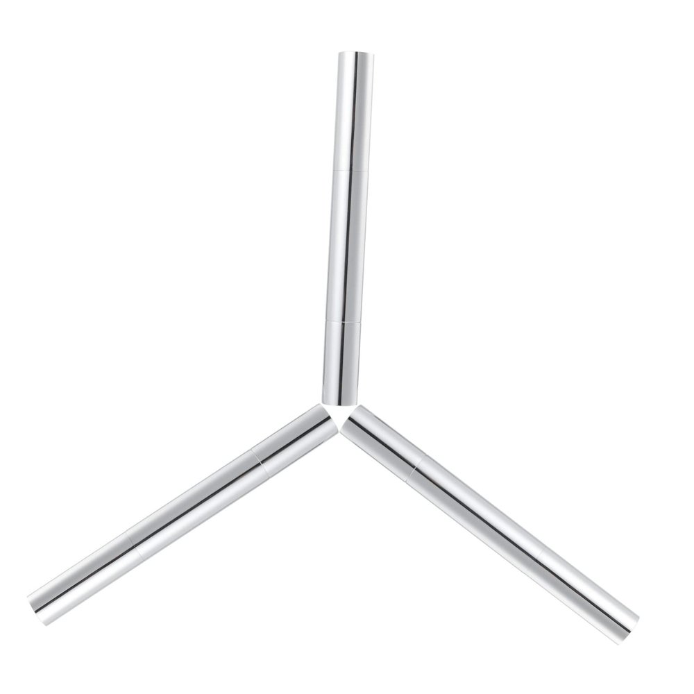 Twist Pen Empty Tubes, 3 ml, Silver, Plastic/Metal, 3 Pieces