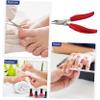Mikinona Folding-Handle Stainless Steel Nail and Toenail Clipper for Thick and Ingrown Nails view 3