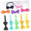 Beavorty 10-Pack Adjustable Dog Bowties for Pets - Colorful Dots view 4