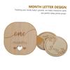 Abaodam Baby Growth Milestone Cards with Engraving view 2