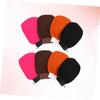 Housoutil 8-Piece Exfoliating Bath and Shower Glove Set, Coarse Texture, Random Colors view 2