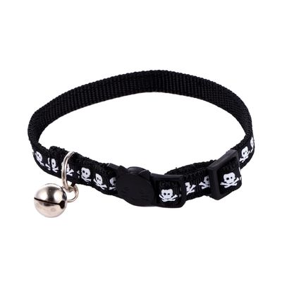 Beavorty Halloween Dog Collar with Adjustable Buckle for Small and Medium Pets