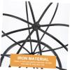 PRETYZOOM Adjustable Black Iron Hat Stand for Display view 2