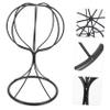 PRETYZOOM Adjustable Black Iron Hat Stand for Display view 3