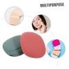 Housoutil 2-Piece Travel Makeup Sponge and Puff Holders, Silicone, Portable view 4
