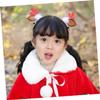 Christmas Hair Clips, 2 Pairs, Plastic Antler Design for Halloween Parties view 2
