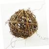 Housoutil Parrot Toy, Willow Branch Ball, 8 cm view 4