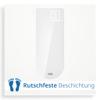 ADE Digital Bathroom Scale with Large LED Display | Non-Slip Safety Glass Surface | Accurate 100 g Increments | Elegant Matte White Finish | Up to 180 kg view 1