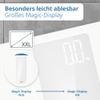 ADE Digital Bathroom Scale with Large LED Display | Non-Slip Safety Glass Surface | Accurate 100 g Increments | Elegant Matte White Finish | Up to 180 kg view 4