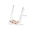 DOITOOL 2-Pack Parrot Swing with Chain and Wooden Bridge view 2
