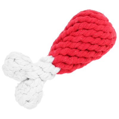 Housoutil Handmade Dog Chew Toy - Chicken Leg Shape