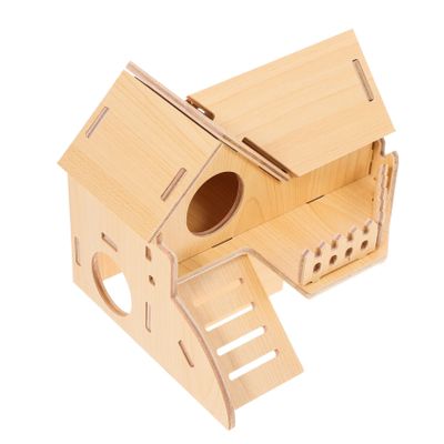 Housoutil Wooden Hamster House