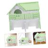 Housoutil Wooden House for Small Pets view 4