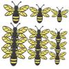 Gadpiparty 3D Bee Wall Stickers, Double-Layer Paper, Easy to Clean, for Kids' Rooms and Parties view 1